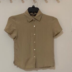 Women’s Tan Short Sleeve Shirt